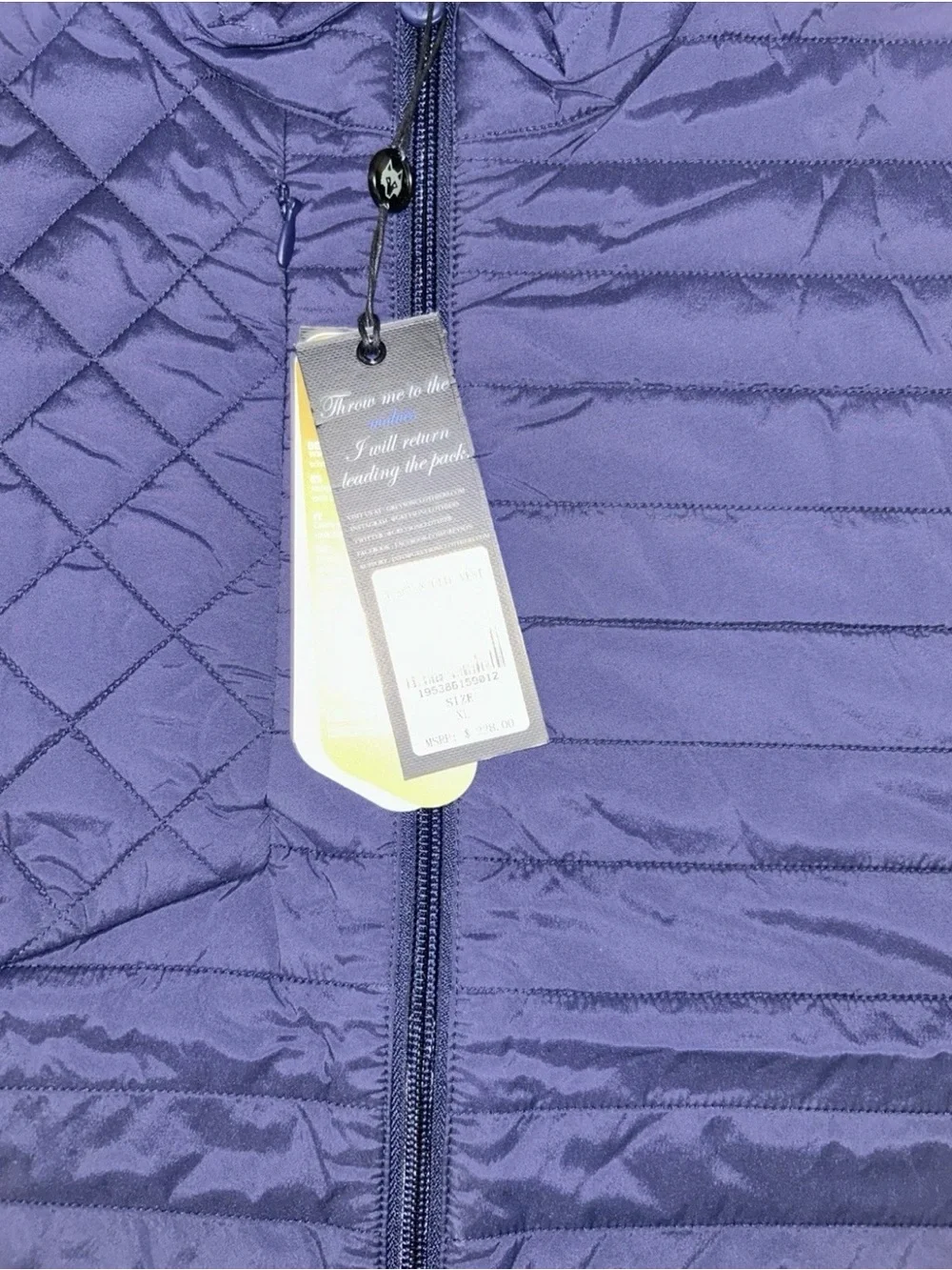 Greyson Yukon Ultralight Hybrid Vest Retail $230 Size XL/XXL Maltese Blue
